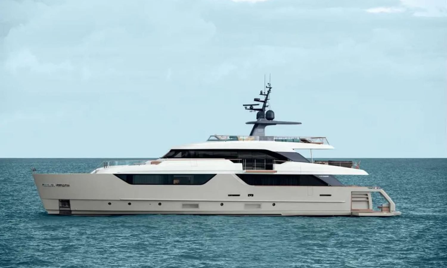 South of france 4 Front view of the yacht showcasing its sleek design.