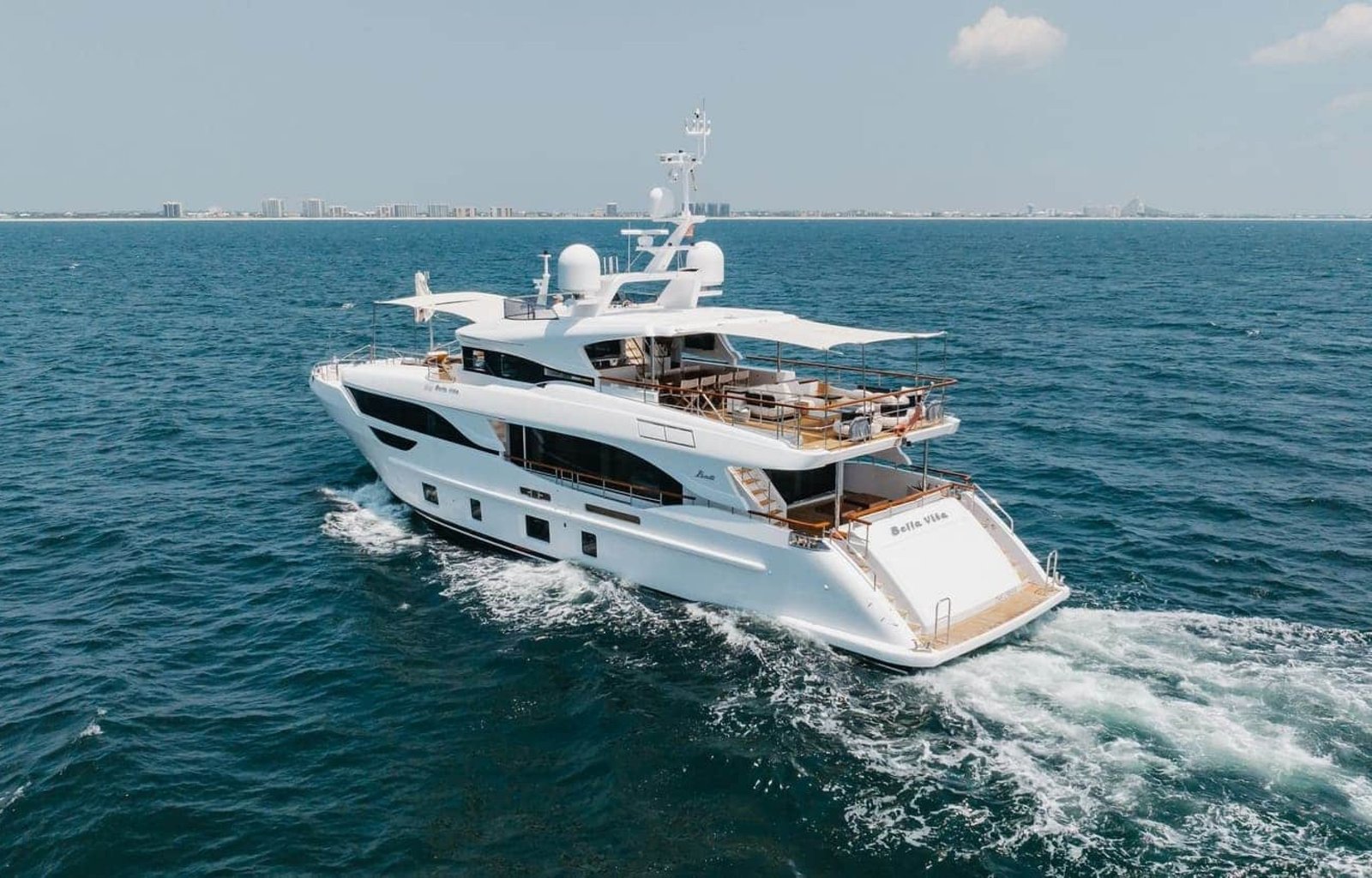 2a 95' Benetti Delfino Bella Vita Luxury Miami Yacht Charter Rental Modern Elegance YachtLuxe Bimini The Bahamas-X4