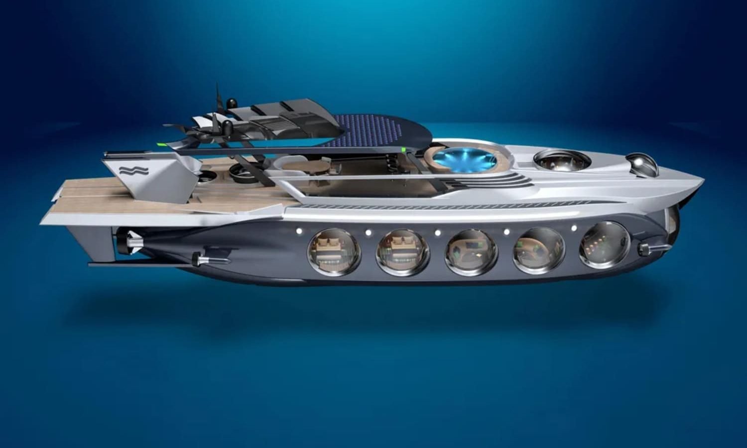 138' NAUTILUS yacht exterior showcasing its sleek and luxurious design, available for sale through Seawise Yachts