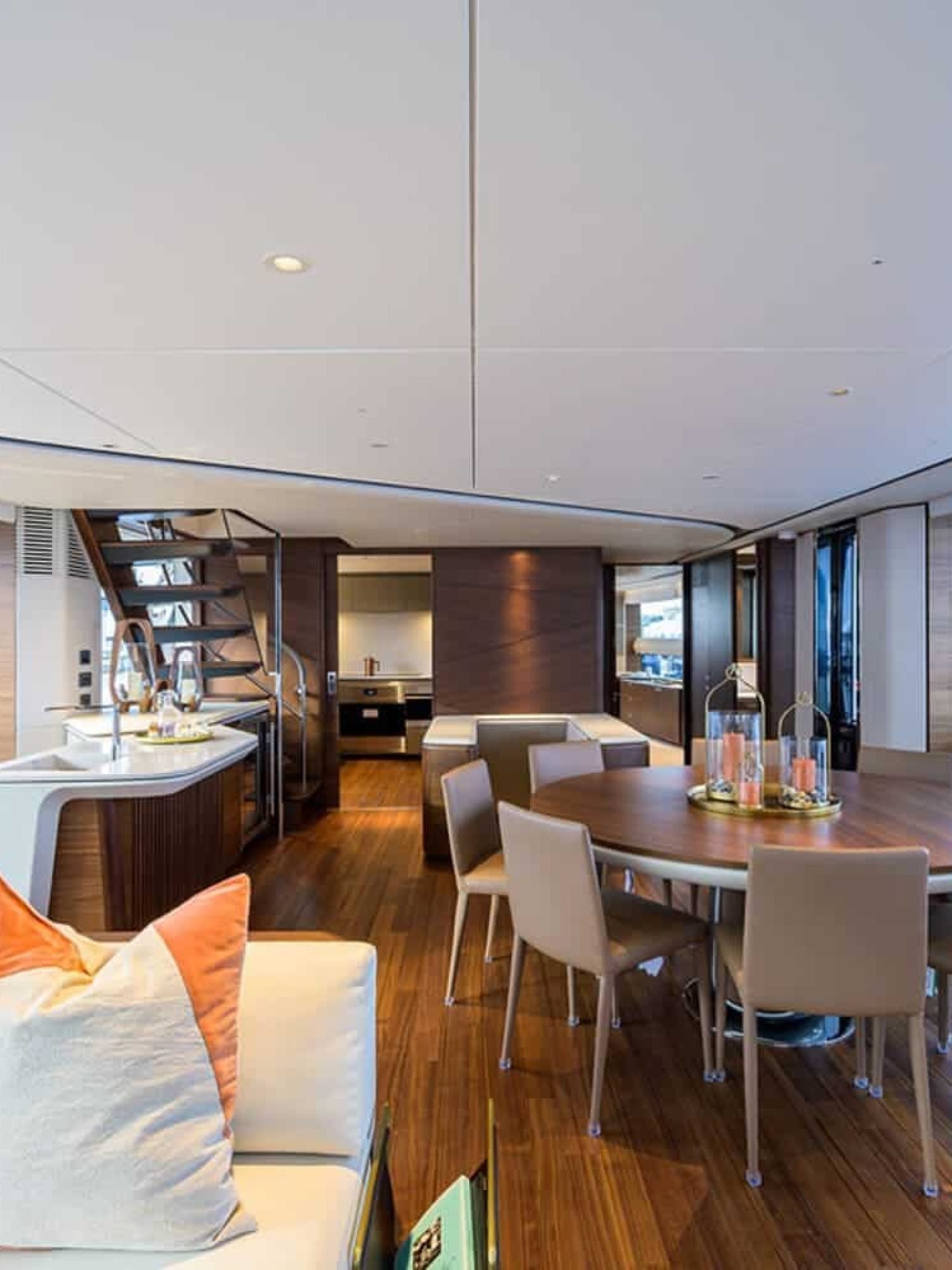 Unique perspective showcasing the grandeur of the 100' PRINCESS X95 yacht from another angle.